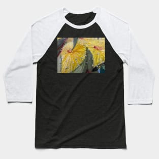 Sunshine Yellow Gum Flowers Baseball T-Shirt